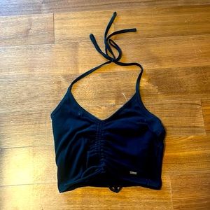 Black Halter Top